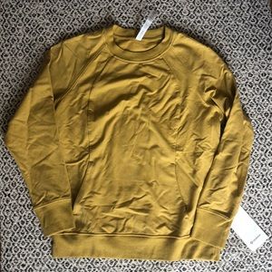 Lululemon Scuba Crew Neck Sweater Yellow